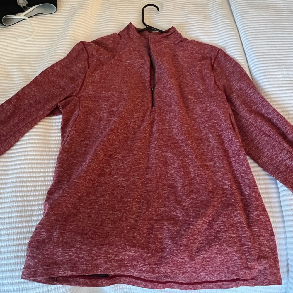 Lululemon 1/4 Zip Red